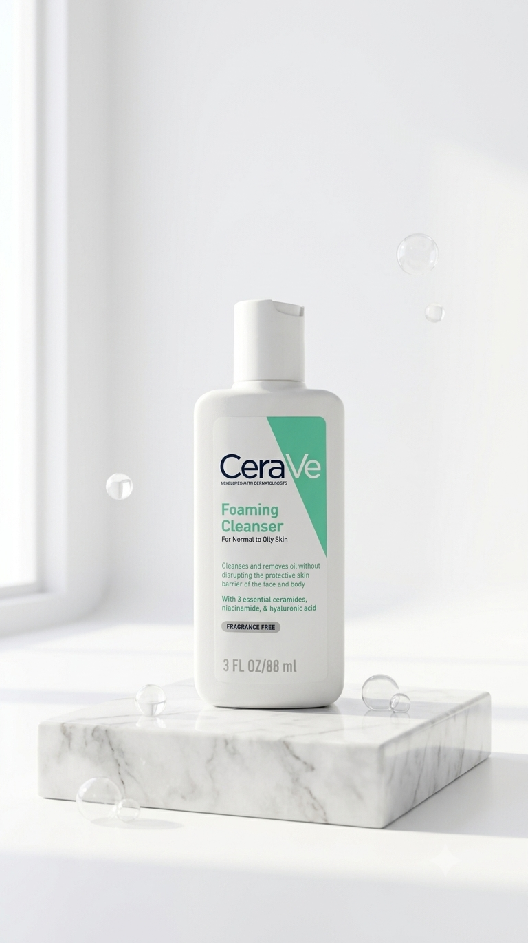 CeraVe Foaming Facial Cleanser for Oily Skin (87ml)