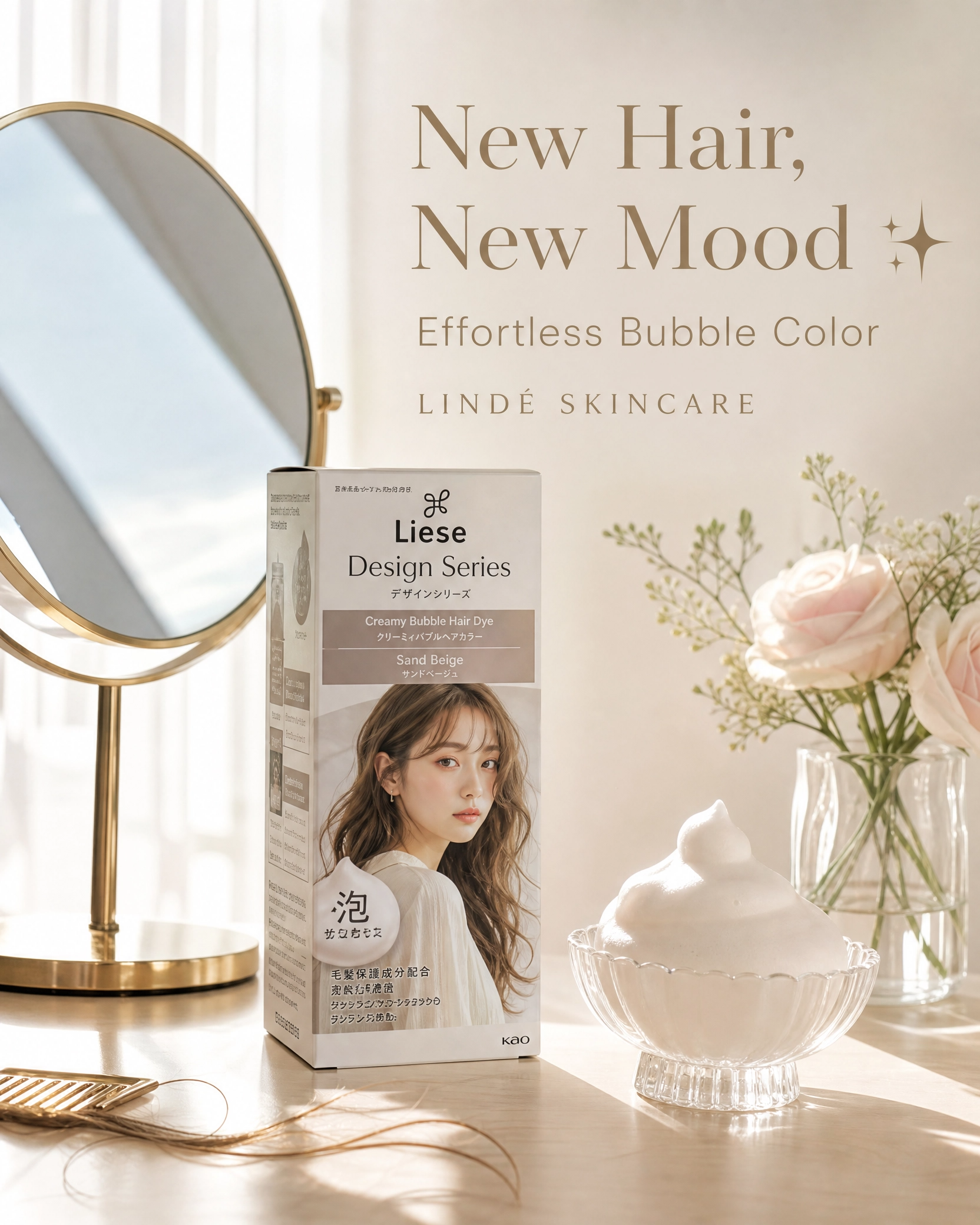 Liese Natural Series Creamy Bubble Hair Dye